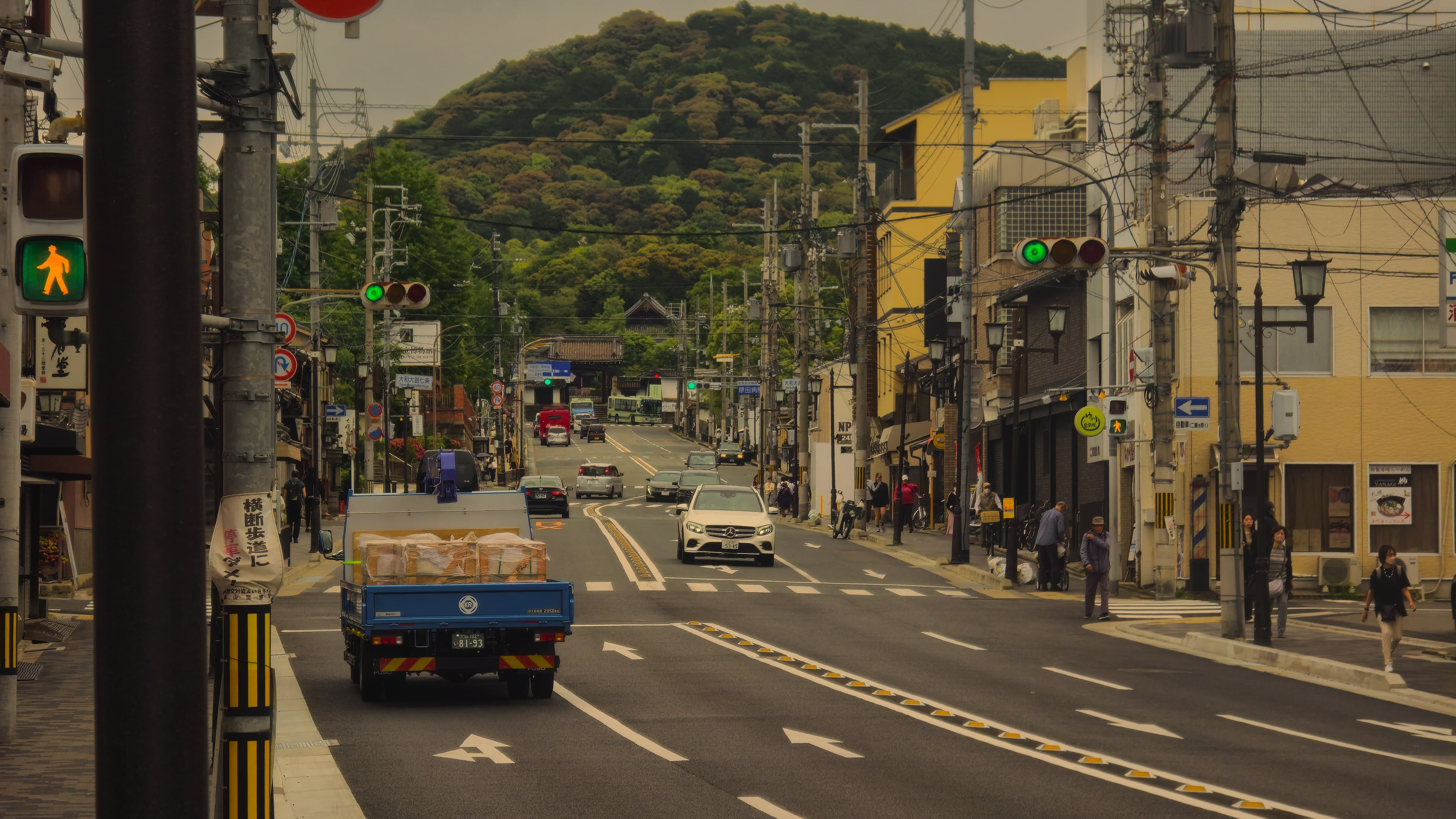 Kyoto street background